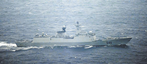 中國(guó)軍艦穿過沖繩與那國(guó)島毗鄰水域 中國(guó)軍艦穿過沖繩與那國(guó)島毗鄰水域
