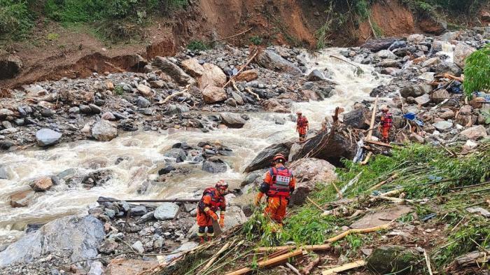廣西龍勝縣發(fā)生山洪災(zāi)害 多方力量展開救援
