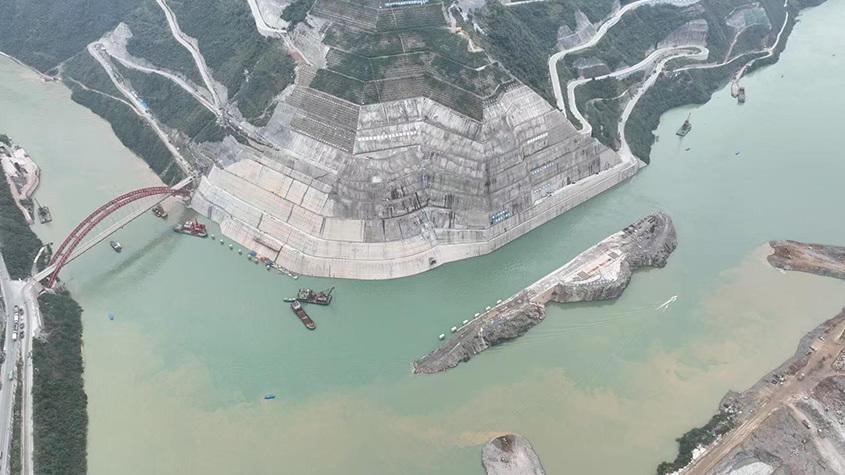 烏江白馬航電樞紐導(dǎo)流明渠試航成功