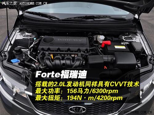 汽車(chē)之家 東風(fēng)悅達(dá)起亞 forte福瑞迪 09款 2.0 at top