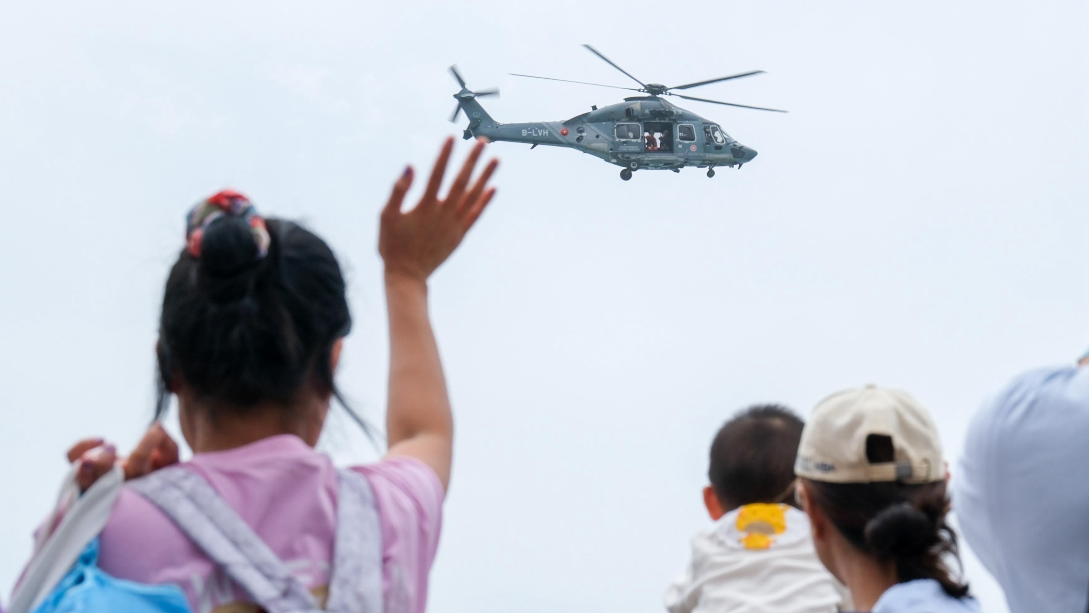 香港特區(qū)政府飛行服務隊舉辦開放日