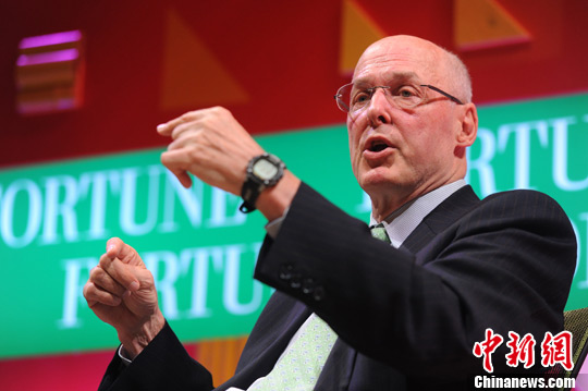 美國前財(cái)長保爾森:“習(xí)奧會”將建立互信增進(jìn)共識