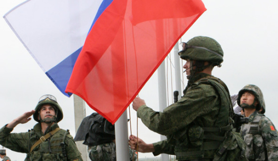 俄媒:中俄軍演旨在向共同威脅作斗爭(圖)