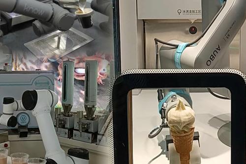 拉花咖啡、冰激凌、奶茶，它們做得水靈靈