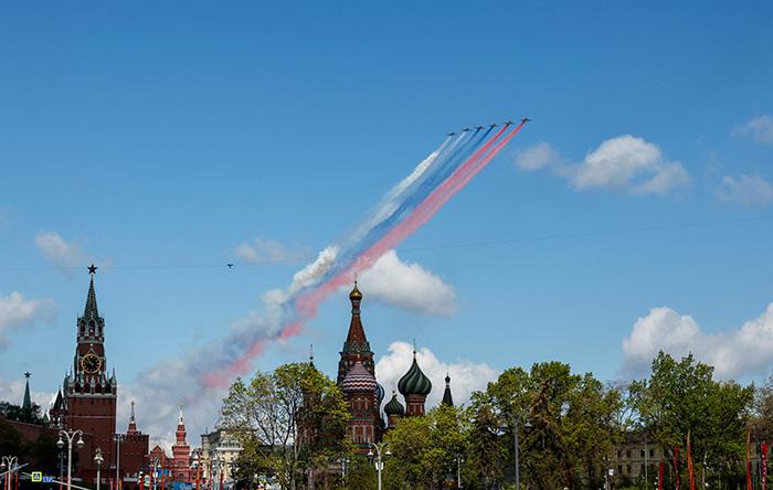 莫斯科舉行衛(wèi)國戰(zhàn)爭(zhēng)勝利日閱兵式彩排
